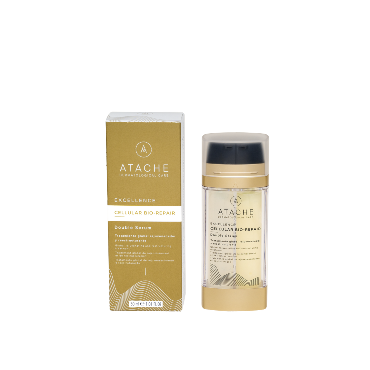 ATACHE EXCELLENCE. CELLULAR BIO-REPAIR DOUBLE SERUM Dvigubas jauninantis serumas