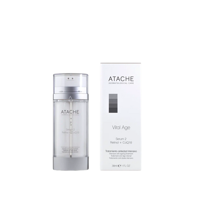 ATACHE SERUM2  Atjauninamasis dvifazis serumas su retinoliu ir kofermentu Q10, 30 ml