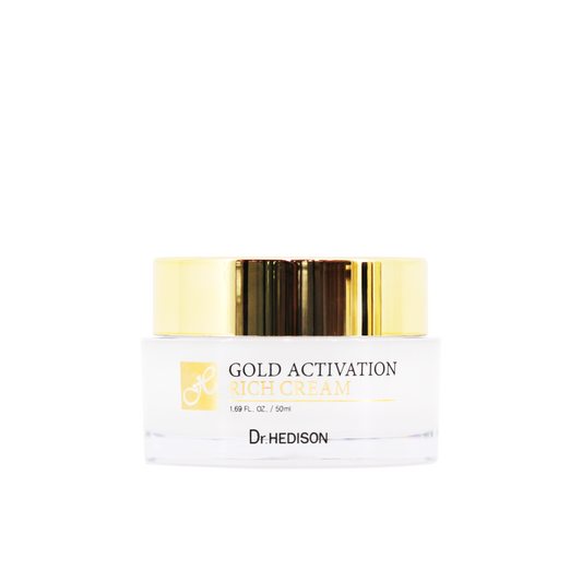 Praturtinamasis veido kremas Hedison Gold Activation, 50ml