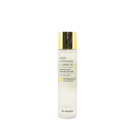 Raminamasis veido tonikas Dr. Hedison Gold activation toner, 150ml.