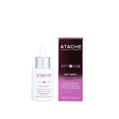 ATACHE SOFT-THERAPY  Atpalaiduojamasis-raminamasis veido serumas, 30 ml