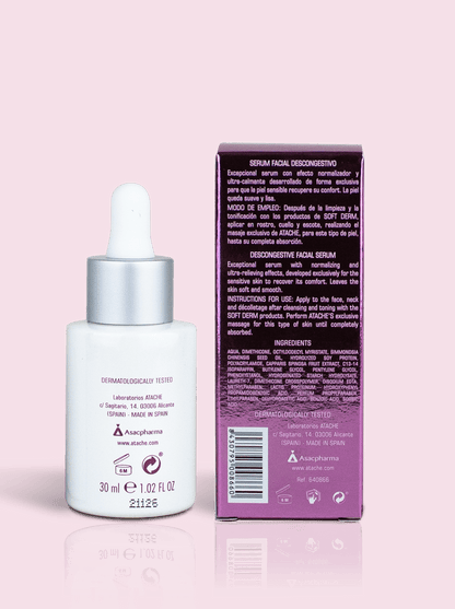 ATACHE SOFT-THERAPY  Atpalaiduojamasis-raminamasis veido serumas, 30 ml